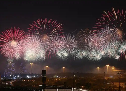 柏乡县焰火晚会